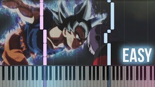 Video thumbnail of "Dragon Ball Super - Clash Of Gods/Ultra Instinct | How To Play Piano Tutorial [EASY] + Sheets"