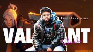 🔴Lets play Valorant😎 | Valorant Live Stream India | !giveaway #valorant| LIVE with HuntiGuuY!"