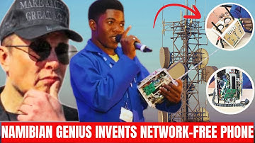 Simon Petrus Namibian Genius Invents Network Free Phone Revolutionizing African Connectivity No SIM,
