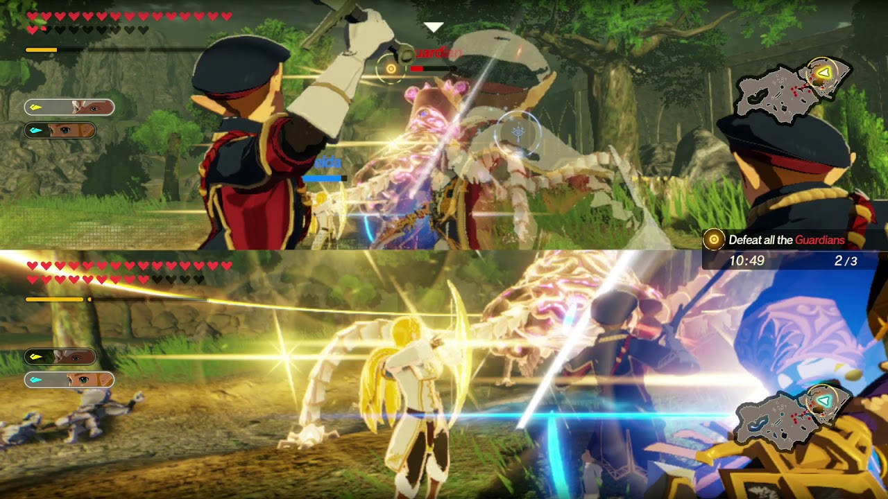 Guardian Graveyard Hyrule Warriors Age of Calamity Multiplayer Let