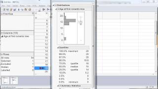 JMP Tutorial: Excluding Data from an Analysis