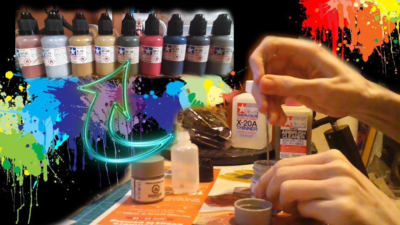 Thinning Tamiya Acrylics (For Airbrushing/Handpainting) (Tutorial