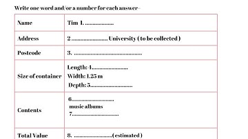 IELTS Listening Practice Test | Form Completion [ Very Important ]