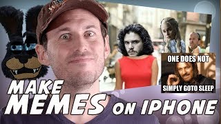 How to make a Meme for FREE with iPhone, Photo Grid Tutorial How to make a Meme for FREE with iPhone, Photo Grid Tutorial