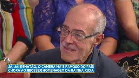 Renato Larangeira se emociona com depoimento de Xuxa e famosos