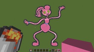 How To Draw in Minecraft? | Mommy Long Legs | Pixel Art
