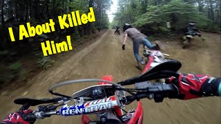 Kid Gets Knocked Out After Being Hit By Dirt Biker!