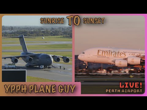 馃敶馃帴鉁堬笍 SUNRISE TO SUNSET SUPERSHOW! PERTH AIRPORT ACTION LIVE @ T1! W/ YPG