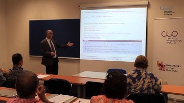 OVA2014 6th Seminar at CIO-UMH: Talk1 Prof. René Henrion