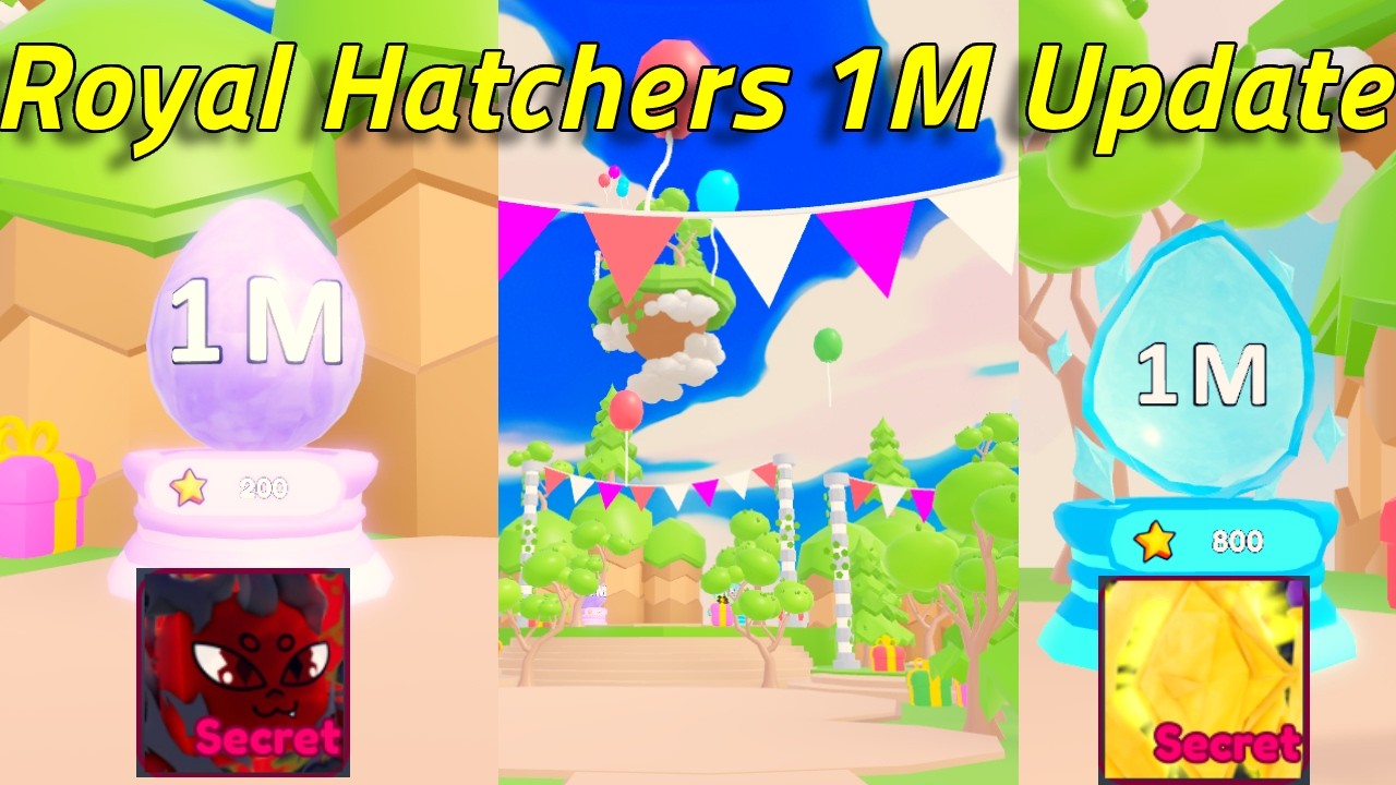 Royal Hatchers 1 million Update Is Insane and New Secret Showcase