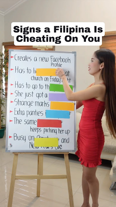 Signs a Filipina is Cheating on You (panties)
