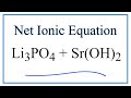 Net Ionic Equations and Spectator Ions