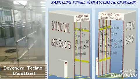 Auto Sanitizing Tunnel