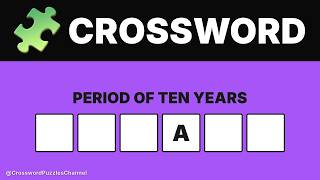 General Knowledge Crossword Puzzles Trivia Quiz (2026-10-05)