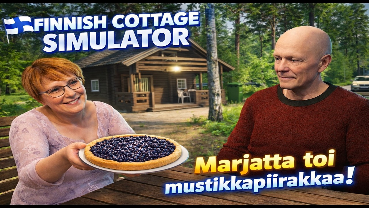 MARJATTA TOI MUSTIKKAPIIRAKKAA! // Finnish Cottage Simulator #49