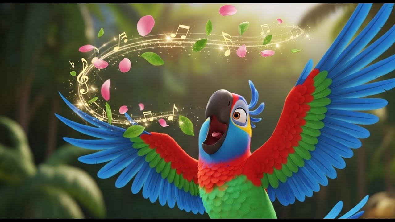 El Loro Que Contaba Melocotones | Rimas Infantiles y Canciones para ...