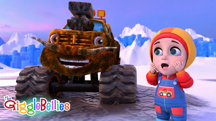 5 Little Trucks | The Mud Song | Nursery Rhymes For Kids - GiggleBellies