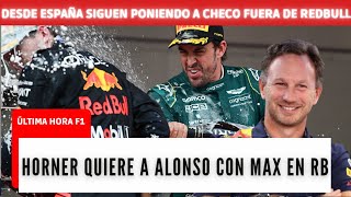 HORNER QUIERE A ALONSO CON VERSTAPPEN EN REDBULL 2024 (PRENSA OFICIAL ESPAÑOLA)