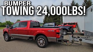 Crazy! 2023 Ford F350 Super Duty Bumper Towing 24,000lbs!