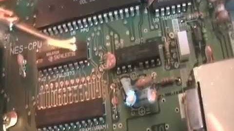 Stupid NES-001 Lockout Chip Disable