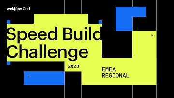 2023 Webflow Speed Build Challenge - EMEA Regional