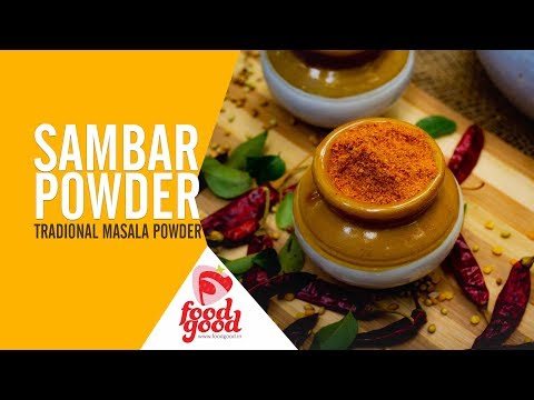 sambar-powder-(സാമ്പാർ-പൊടി)-|-kerala-homemade-masala-powder-recipe-|-foodgood