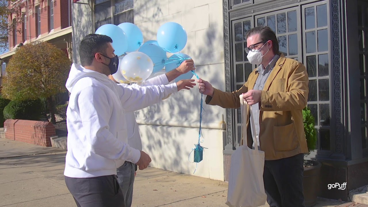 goPuff's 7th Birthday: goPuff Co-Founders Deliver Milk Bar Cake to Customers