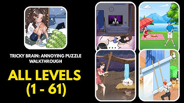 Tricky Brain Annoying Puzzle Walkthrough – All Levels 1 to 61 | Full Game