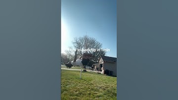 How to backflip in 1 min #motivation #flip #viralvideo #tutorial