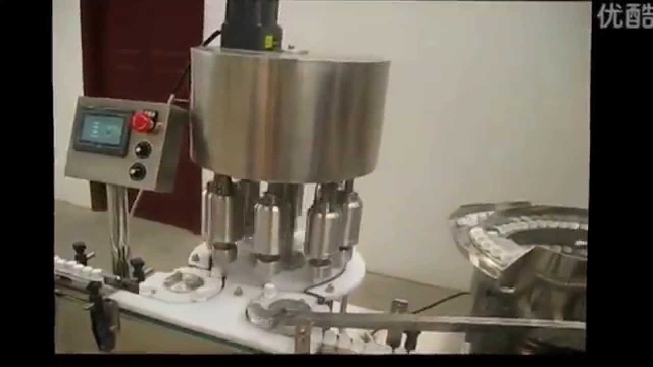 8 Heads Rotary Capping Machine Automatic High Speed Screw Cap Sealing ...