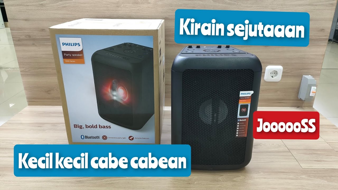 UNBOXING PHILIPS SPEAKER TANX1000 - YouTube