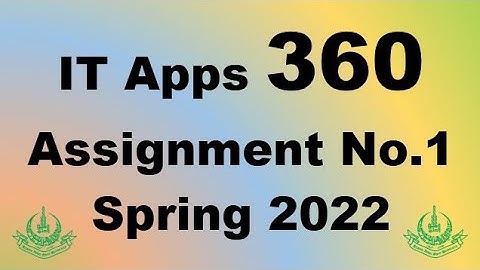 AIOU Code 360 Solved Assignment No.1 Spring 2022