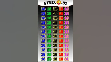 Find 👉 81 odd number puzzle 🧩 iq test 🧠 #education #puzzle #facts #quiz #logicriddles #mindteaser