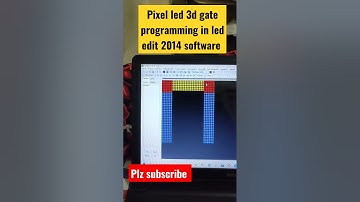 Pixel led 3d gate programming in led edit #shorts pixel led programming #shortsvideo