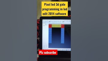 Pixel led 3d gate programming in led edit #shorts pixel led programming #shortsvideo