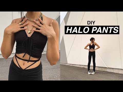 DIY Halo Pants & Top | IAMGIA inspired | Making pants for the first time & Vitaly jewelry styled