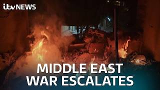 Strikes across Middle East continue and death toll rises - watch ITV Lunchtime News live