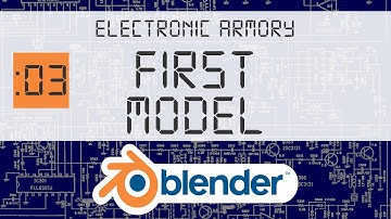 3D Blender Beginner Tutorial - Part 3 - Your First Model