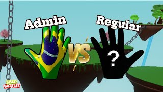 Normal Versions of Every ADMIN Glove | Slap Battles Roblox