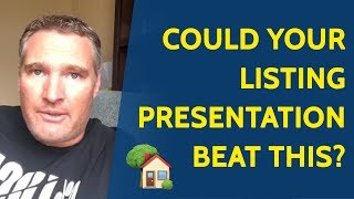 Greg Luther // Could your listing presentation beat this?