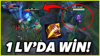 1 LV'DA 2 BUFF ÇALARSAM NE OLUR?  | Kanser Eden FULL KRİT Shaco Orman | KassadinsCreed