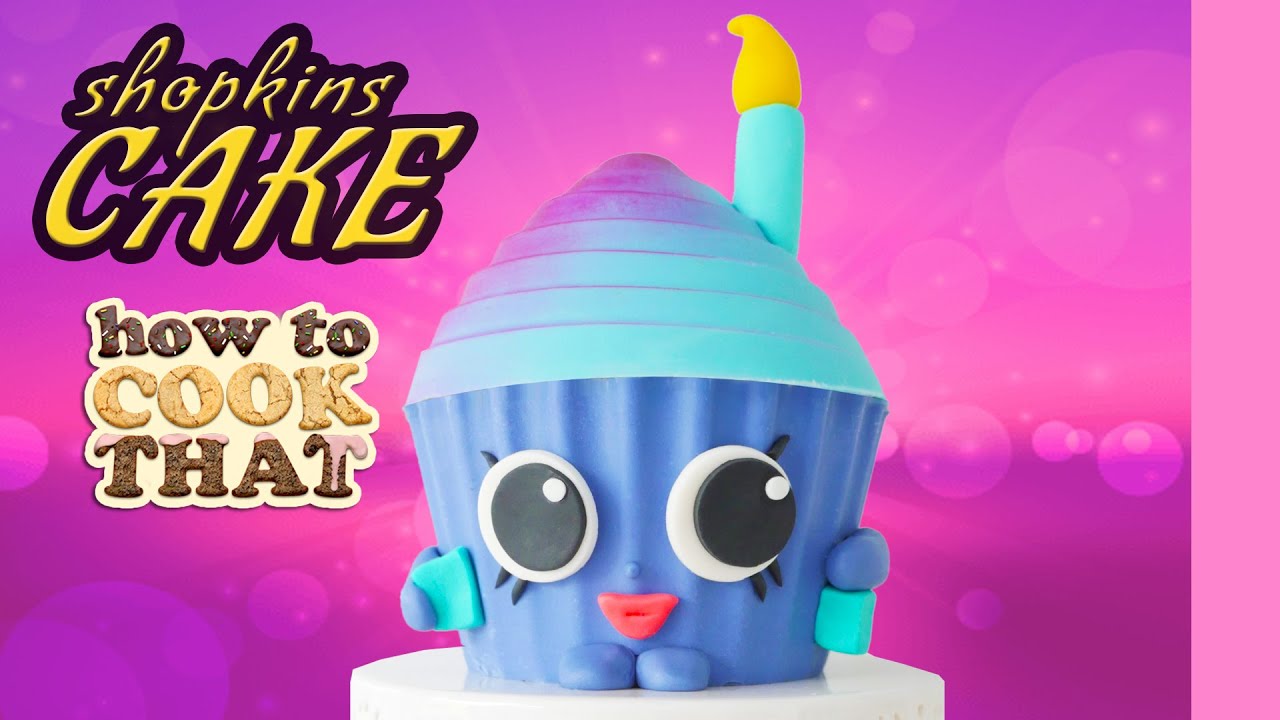 SHOPKINS CAKE How To Cook That Ann Reardon Mary Wishes Shopkins Cupcake