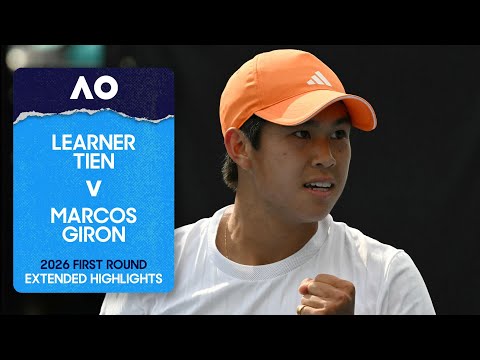 Learner Tien v Marcos Giron Extended Highlights | Australian Open 2026 First Round