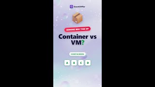 Container vs VM — what's the real difference? 📦 #Shorts