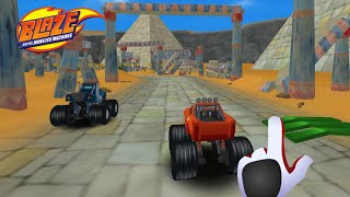 Blaze and the Monster Machines - Racing Game 🔥 Ancient Ruins Desert: A Race Through History!