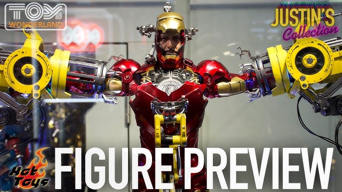 1/4 Quarter Scale Statue: Iron Man Mark IV with Suit-Up Gantry Iron Man 2  1/4 Action Figure by Hot Toys