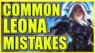 THE MOST COMMON LEONA MISTAKES || Leona Coaching Season 10