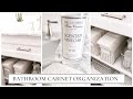 Bathroom Under Sink Cabinet Organization  | Organize & Clean With Me  | Home Organizing Tips