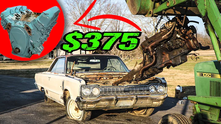 ABANDONED Dodge Monaco Sitting for 40+ Years: $375...
