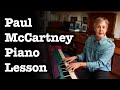 Paul McCartney&#39;s Piano Lesson